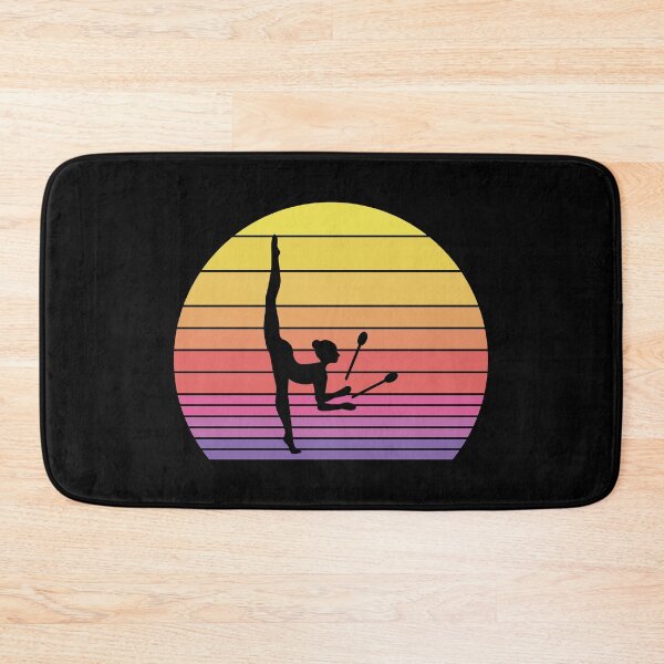 Item preview, Rhythmic Gymnastics Clubs Gymnast Girl Vintage Retro designed and sold by TastefulTees.