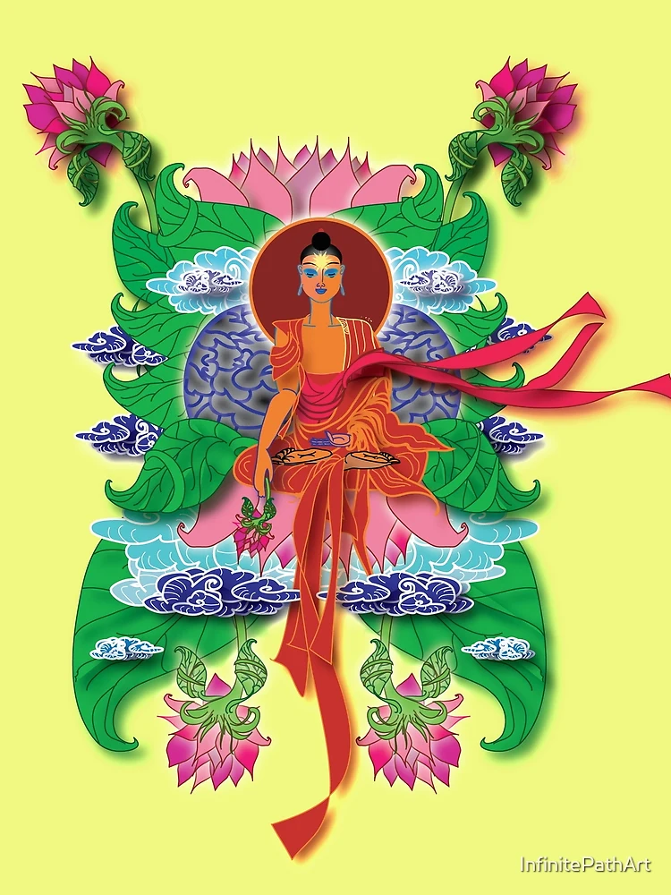 Thumbnail 3 of 3, Scarf, peace designed and sold by InfinitePathArt.