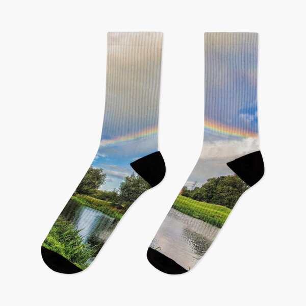 Item preview, #15 Rainbow over Ratcliffe on Soar Power Station Near to Kegworth Village designed and sold by phutball.