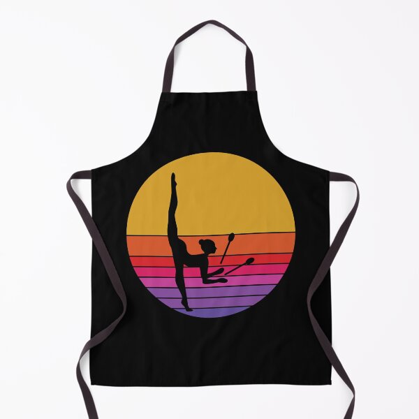 Item preview, Rhythmic Gymnastics Clubs Gymnast Girl Vintage Retro designed and sold by TastefulTees.