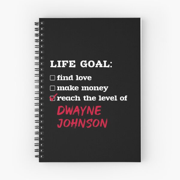 Item preview, Life goal - Dwayne Johnson designed and sold by 2Girls1Shirt.