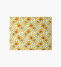 Daffodils Striped Pattern Art Board