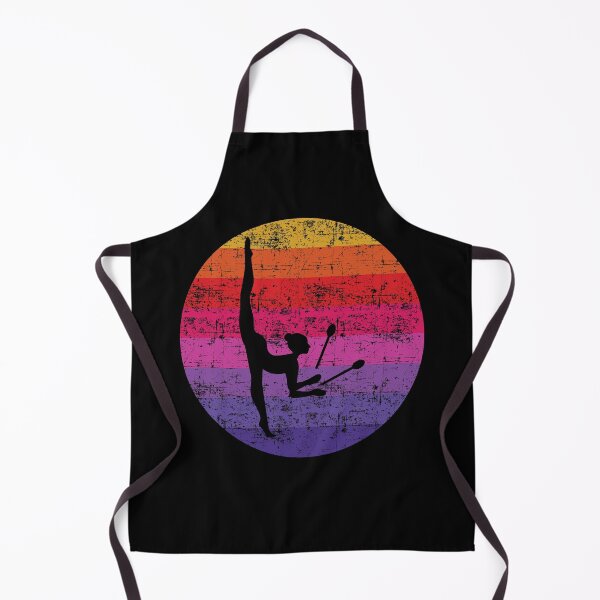 Item preview, Rhythmic Gymnastics Clubs Gymnast Girl Vintage Retro designed and sold by TastefulTees.