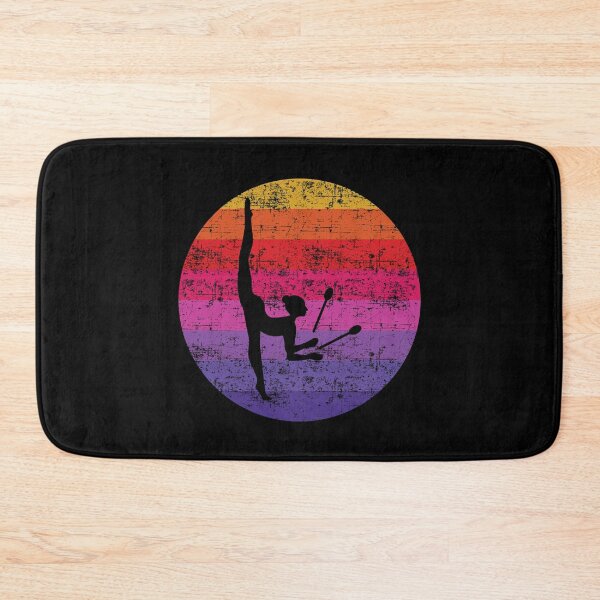 Item preview, Rhythmic Gymnastics Clubs Gymnast Girl Vintage Retro designed and sold by TastefulTees.