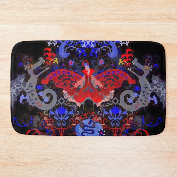 Item preview, Polyamory Dragon Damask -- Polyamorous Pride Flag Colors  designed and sold by ArgyleImp.