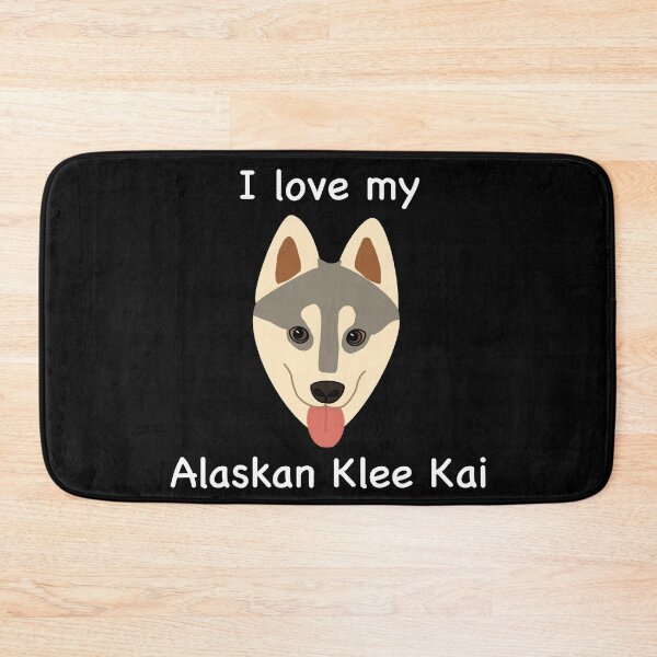 Item preview, I Love My Alaskan Klee Kai (grey with brown eyes) designed and sold by Tiki-Kreations.