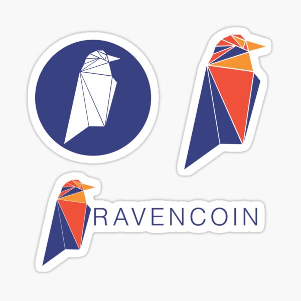 Ravencoin cryptocurrency - Ravencoin RVN Sticker