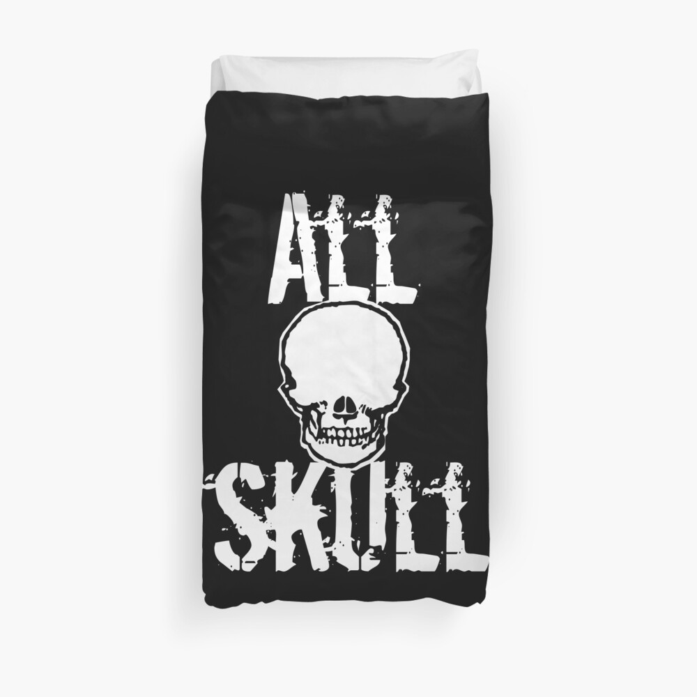 All Skull - The Dark Side Duvet Cover