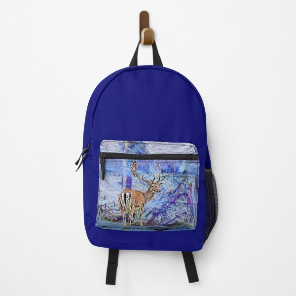 Item preview, Deer in an enchanted winter landscape - magical forest designed and sold by MarionsArt.