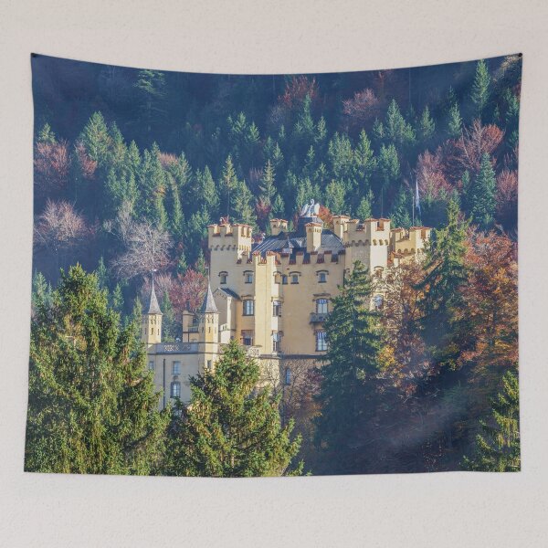 Item preview, Hohenschwangau Castle In Autumn designed and sold by rawshutterbug.