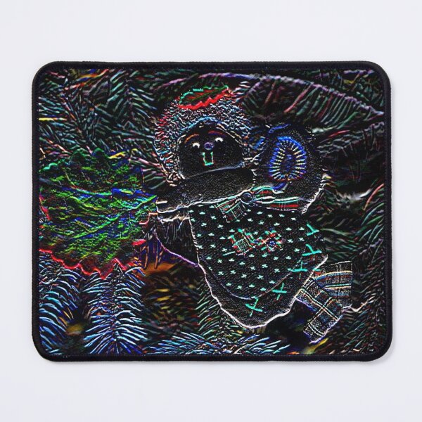 Item preview, Christmas Angel Multi-Color Neon Abstract with Red Crown designed and sold by JariHawk.