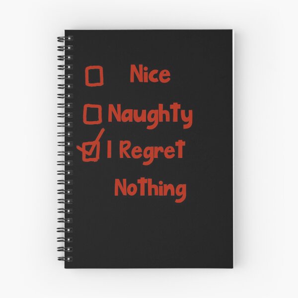 Item preview, Naughty Nice I regret nothing funny christmas designed and sold by Sndabson.