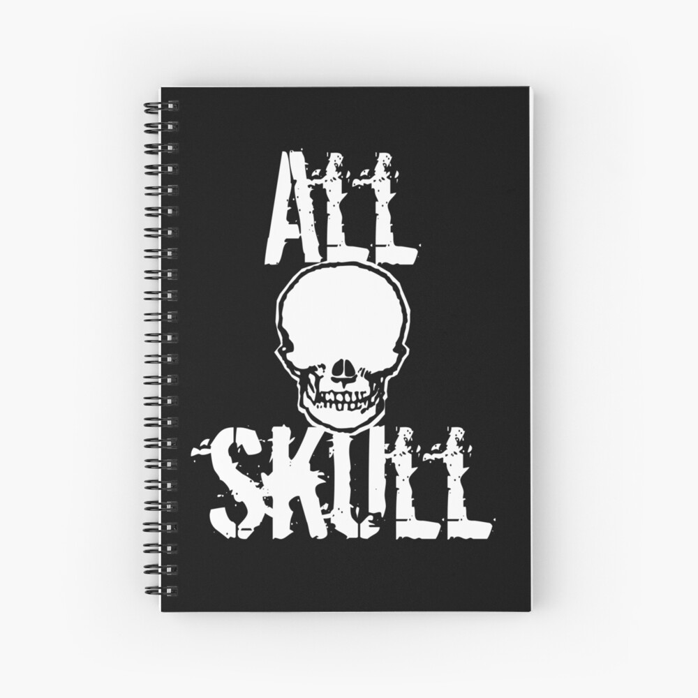 All Skull - The Dark Side Spiral Notebook