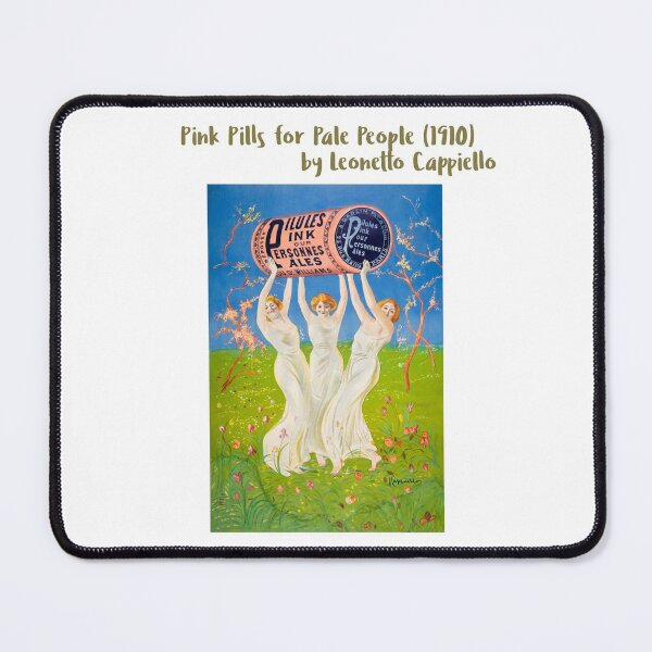 Item preview, Art Nouveau Poster "Pink Pills for Pale People" (1910) by Leonetto Cappiello designed and sold by Mechanical-Artt.