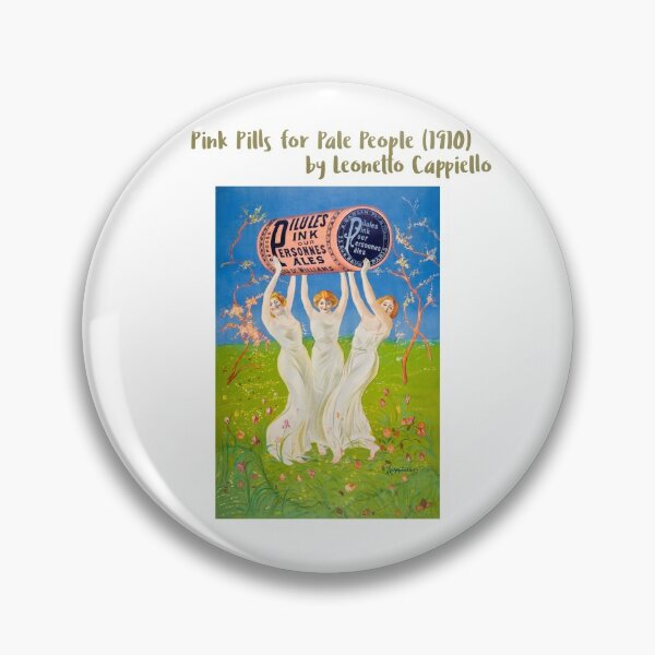 Item preview, Art Nouveau Poster "Pink Pills for Pale People" (1910) by Leonetto Cappiello designed and sold by Mechanical-Artt.