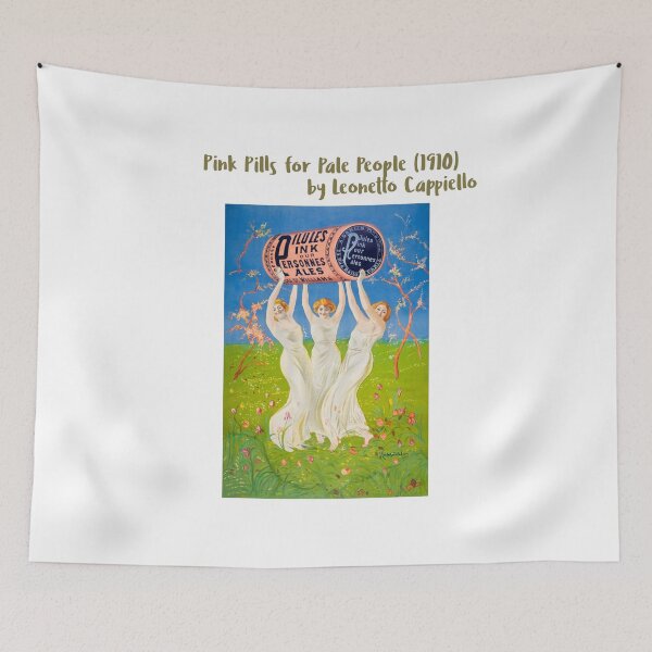 Item preview, Art Nouveau Poster "Pink Pills for Pale People" (1910) by Leonetto Cappiello designed and sold by Mechanical-Artt.