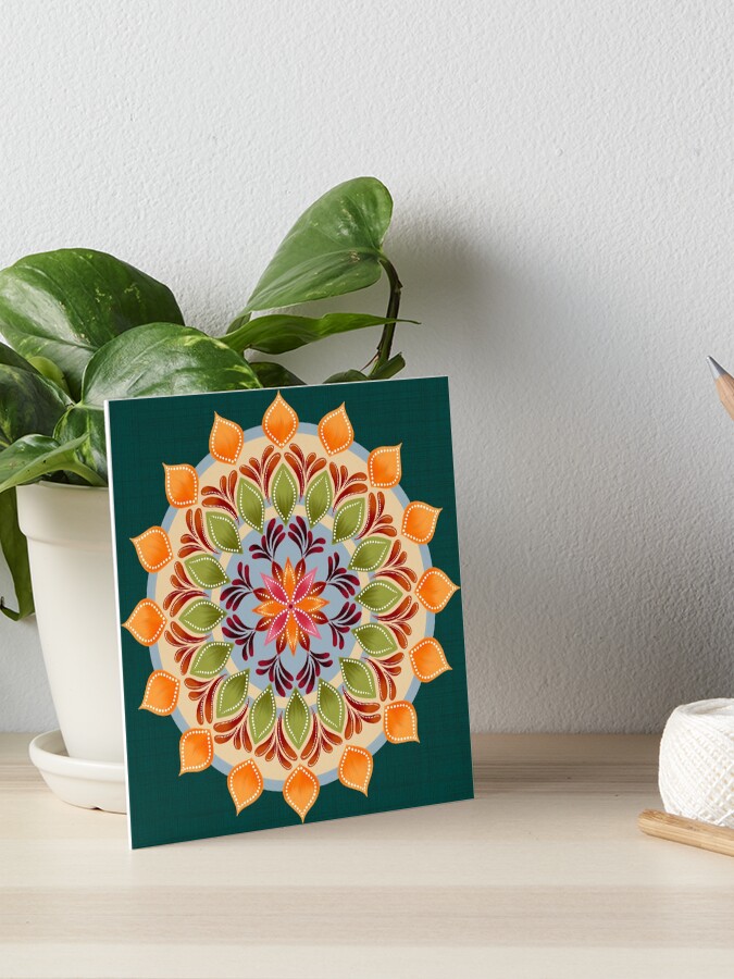 Mandala - Spring Flower 10x10