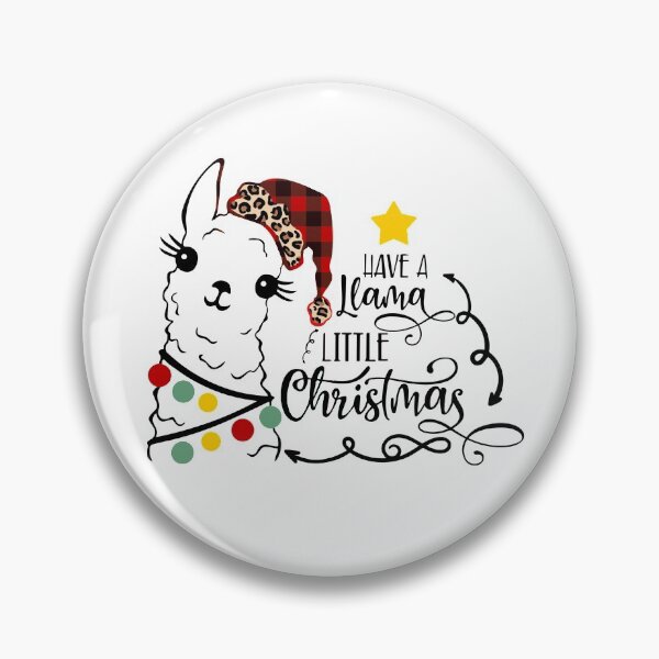 Item preview, Have A Llama Little Christmas Xmas Leopard Buffalo Plaid designed and sold by tjred01.