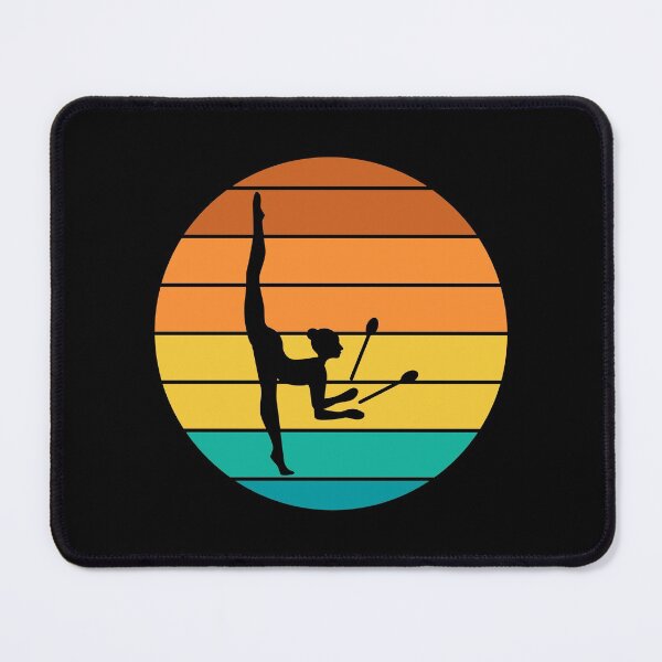 Item preview, Rhythmic Gymnastics Clubs Gymnast Girl Vintage Retro designed and sold by TastefulTees.