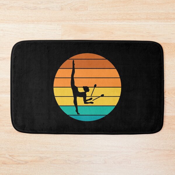 Item preview, Rhythmic Gymnastics Clubs Gymnast Girl Vintage Retro designed and sold by TastefulTees.