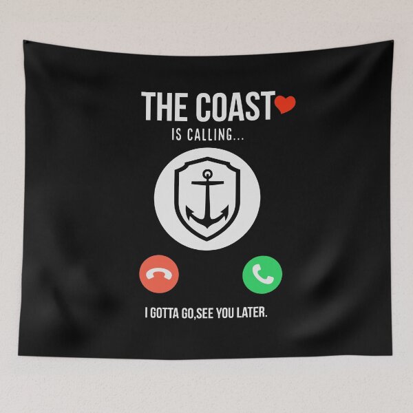 Item preview, The Coast is calling incoming call design designed and sold by Coasties.