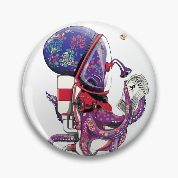 Item preview, Space Octopus on the Toilet designed and sold by Wyattdesign.