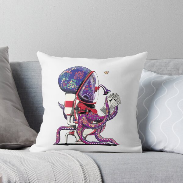 Item preview, Space Octopus on the Toilet designed and sold by Wyattdesign.