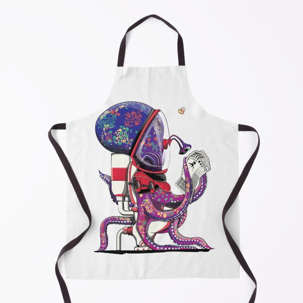 Item preview, Space Octopus on the Toilet designed and sold by Wyattdesign.