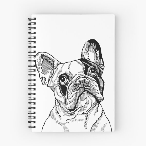 Item preview, Cute French Bulldog Pop Art, Line Drawing of a Frenchie Dog designed and sold by Pop Zoo.