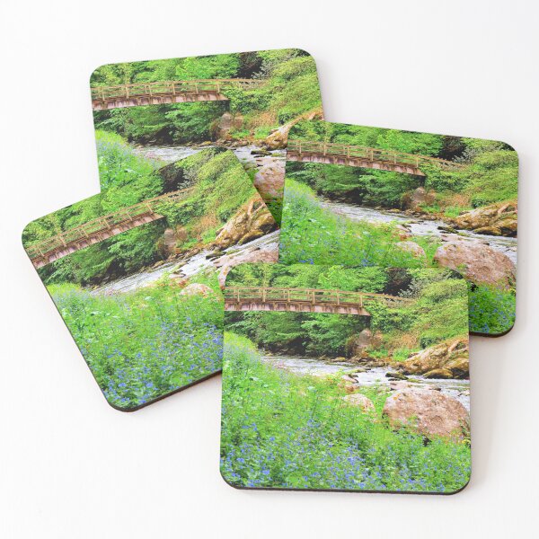 Item preview, Lynmouth to Watersmeet River Walk Devon Blue Flowers designed and sold by acceleratorhams.