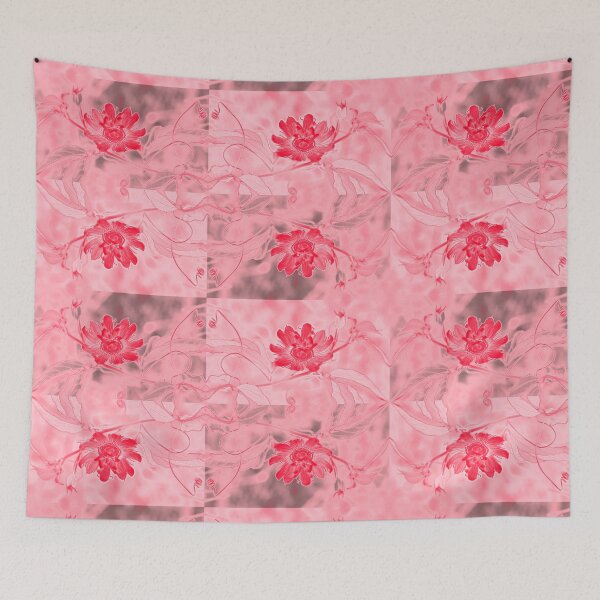 Item preview, Passion Flower Vine Pink Calm Sleep designed and sold by SpiritGifts.