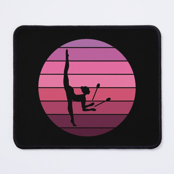 Item preview, Rhythmic Gymnastics Clubs Gymnast Girl Vintage Retro designed and sold by TastefulTees.