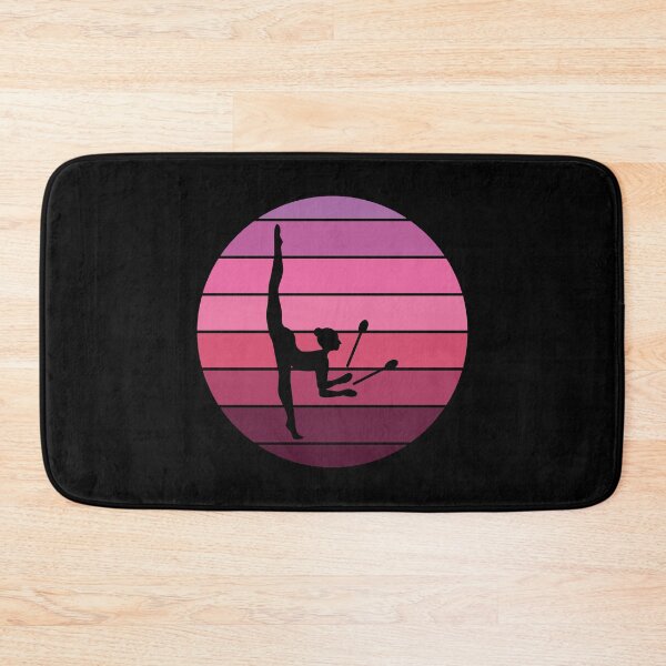 Item preview, Rhythmic Gymnastics Clubs Gymnast Girl Vintage Retro designed and sold by TastefulTees.