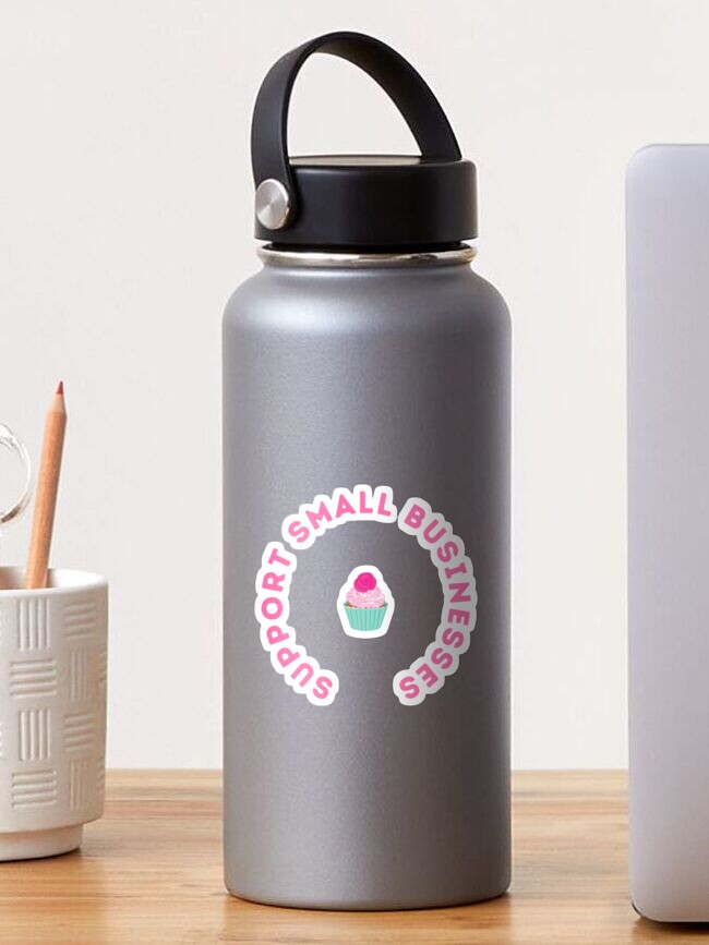 Thumbnail 1 of 3, Sticker, Support Small Businesses designed and sold by WorkoutMinotaur.