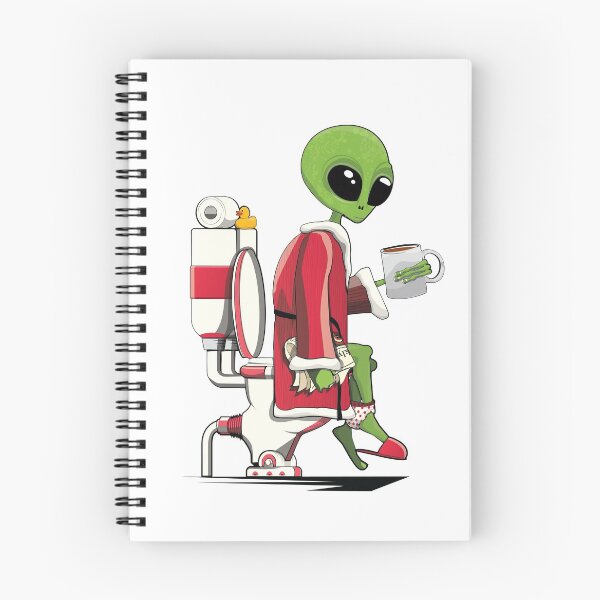 Item preview, Space Alien on the Toilet designed and sold by Wyattdesign.