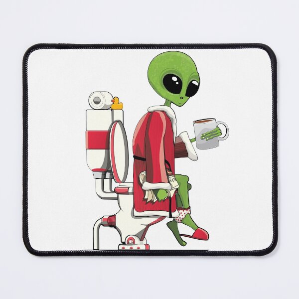 Item preview, Space Alien on the Toilet designed and sold by Wyattdesign.