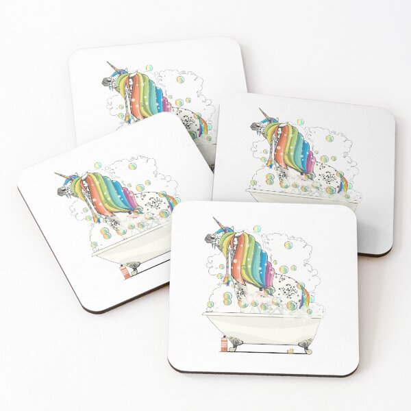 Item preview, Unicorn in the Bath designed and sold by Wyattdesign.