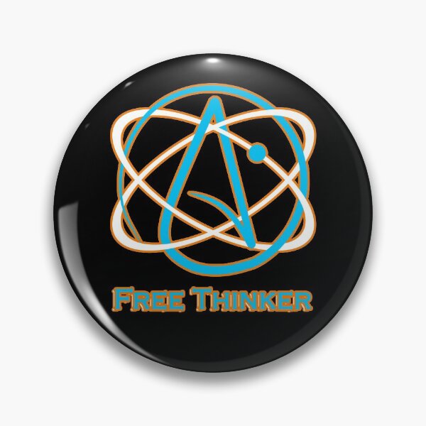 Item preview, Atheist Free Thinker Symbol designed and sold by ThreadsNouveau.