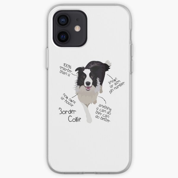 border collie iPhone Soft Case