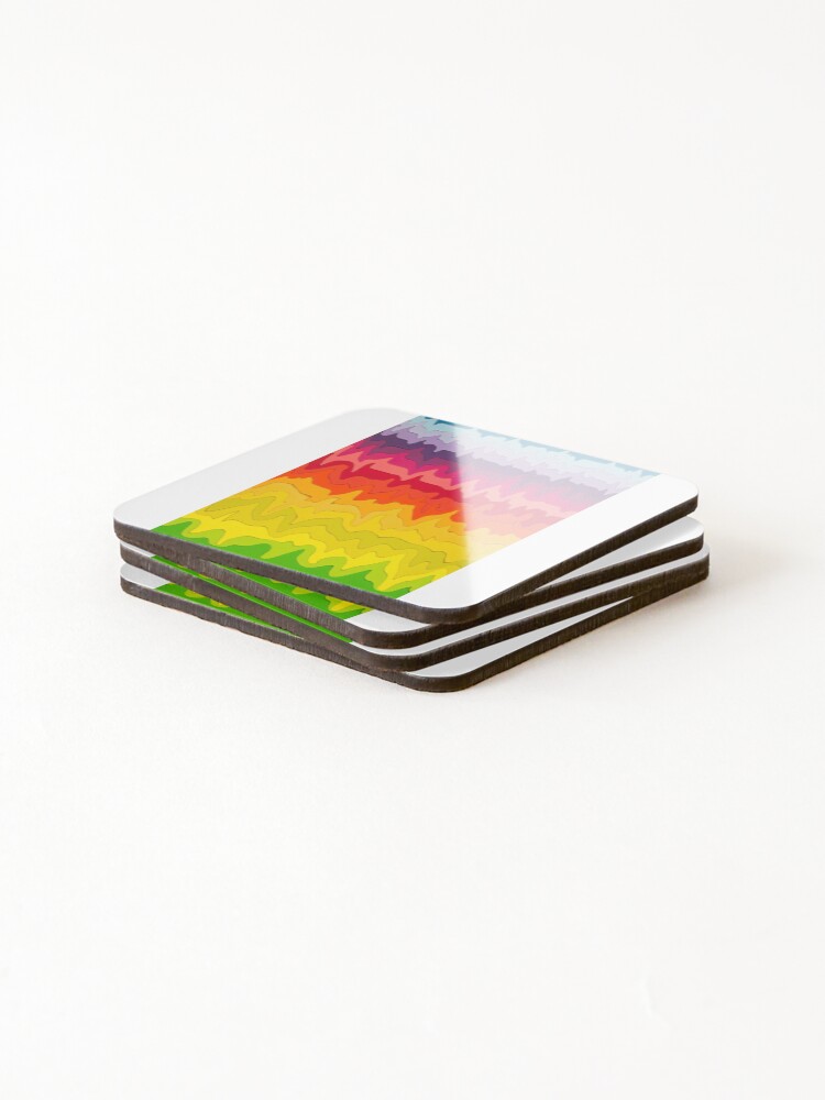 Thumbnail 4 of 5, Coasters (Set of 4), Liquid Raimbow designed and sold by Printshac.