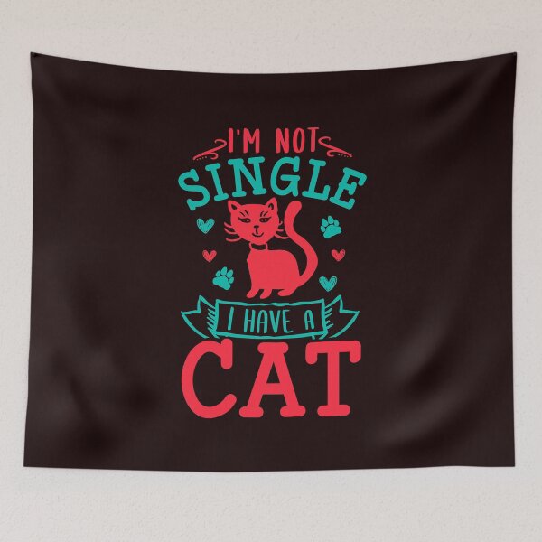 Item preview, I'm Not Single, I have a Cat designed and sold by StreetShirts1.