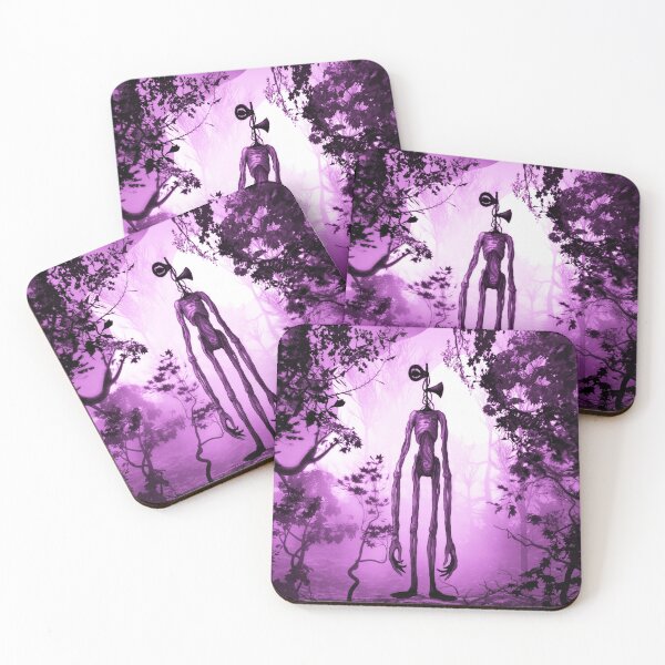Item preview, Siren head in pink horror background  designed and sold by Nishad4.
