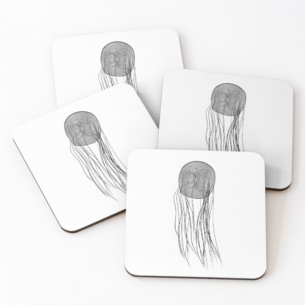 Item preview, Box Jellyfish Line and Watercolour designed and sold by Arkneer.