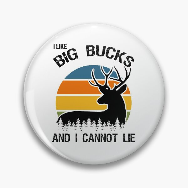 Item preview, I Like Big Bucks And I Cannot Lie Deer Hunter Retro Sunset  designed and sold by Rabbitti.