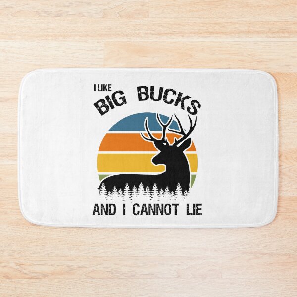 Item preview, I Like Big Bucks And I Cannot Lie Deer Hunter Retro Sunset  designed and sold by Rabbitti.