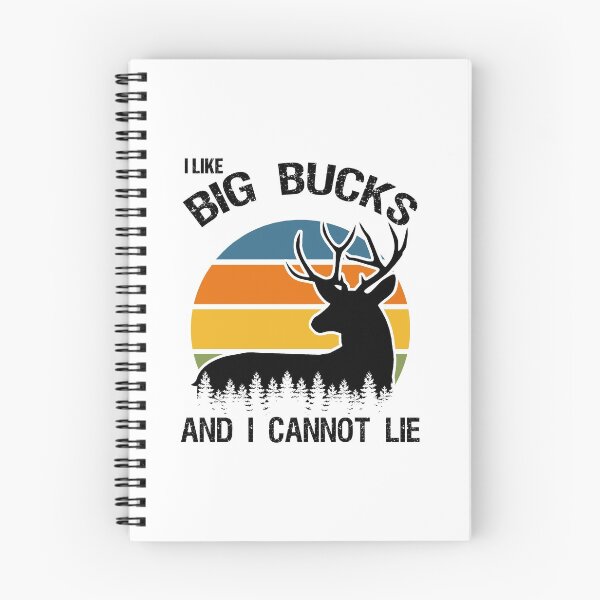 Item preview, I Like Big Bucks And I Cannot Lie Deer Hunter Retro Sunset  designed and sold by Rabbitti.