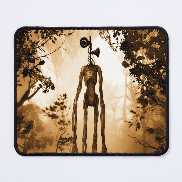 Item preview, Siren head in orange horror background  designed and sold by Nishad4.