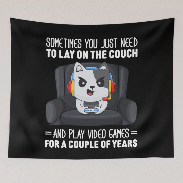Item preview, Sometimes You Just Need To Lay On The Couch Funny Gamer designed and sold by Ryan89-Design.