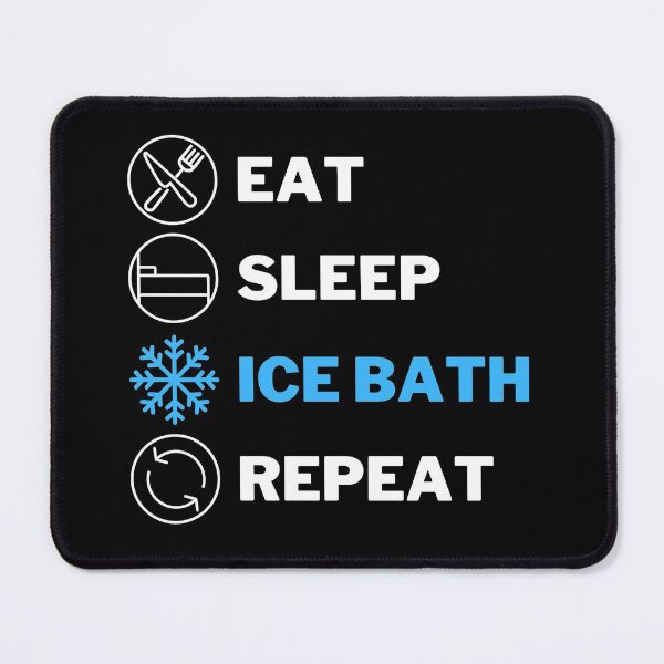 Item preview, EAT, SLEEP, ICE BATH, REPEAT designed and sold by THIRTY EIGHT.