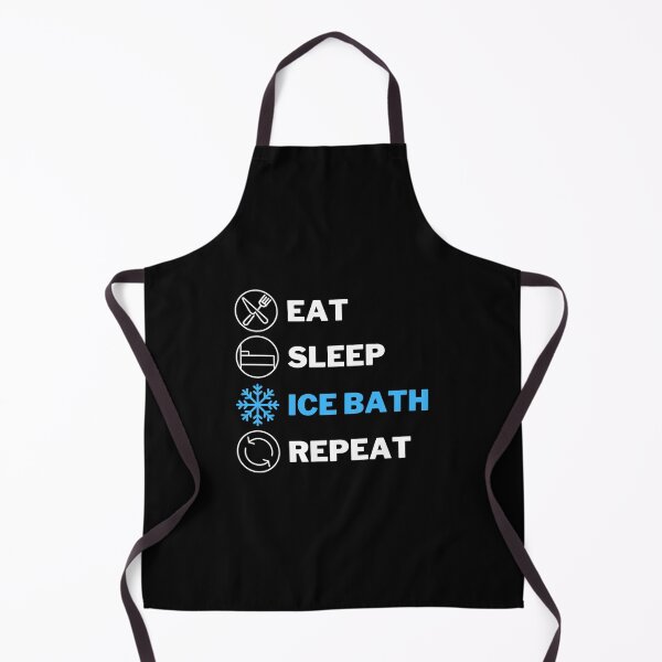 Item preview, EAT, SLEEP, ICE BATH, REPEAT designed and sold by THIRTY EIGHT.